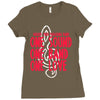 walker high marching band one sound one band one love Ladies Fitted T-Shirt