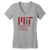 new massachusetts institute of technology Women's V-Neck T-Shirt