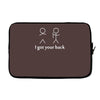 ladies i got your back Laptop sleeve