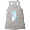 lonely astronaut Racerback Tank