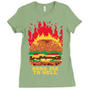 burger fever Ladies Fitted T-Shirt
