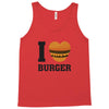 i love burger Tank Top