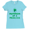 mother's day mommom of a princess Ladies Fitted T-Shirt