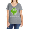 android bioshock Ladies Curvy T-Shirt