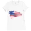 united states of america Ladies Fitted T-Shirt