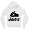 i have my own font Zipper Hoodie