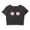kacamata bujur Crop Top