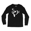 music heart rock baseball jersey Long Sleeve Shirts