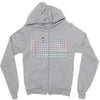plutonium thief periodic table Zipper Hoodie