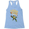 vegan pizza power Racerback Tank