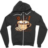 hot chocolate time! Zipper Hoodie