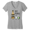 tequila   best friends Women's V-Neck T-Shirt