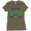 volleyball thvb tampa high Ladies Fitted T-Shirt