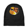 funny full english breakfast, ideal gift or birthday present Baby Beanies