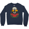 watermelon skull Crewneck Sweatshirt