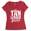 tan legged juliet Women's Triblend Scoop T-shirt