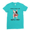 nobody listens to me Ladies Fitted T-Shirt
