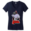 clockwork stewie Women's V-Neck T-Shirt