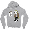 Friday The 12Th Funny Horror Movie Zipper Hoodie