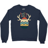 Hunting Season Retro Color 80s Style Crewneck Sweatshirt