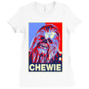 chewbacca poster, ideal gift or birthday present Ladies Fitted T-Shirt