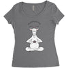 Yoga with Goat Women's Triblend Scoop T-shirt