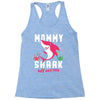 mommy shark doo doo doo family matching Racerback Tank
