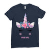 birthday unicorn family series mom Ladies Fitted T-Shirt