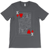 king of hearts playing card T-Shirt