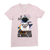 who loves miniatur schnauzer Ladies Fitted T-Shirt