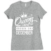 Queens Are Born In December Ladies Fitted T-Shirt