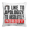 conor mcgregor apologize ufc mma notorious Throw Pillow