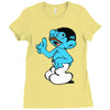 tobias smurf Ladies Fitted T-Shirt