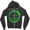 aurora total eclipse Zipper Hoodie