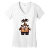 Wall-E Friends Groot Women's V-Neck T-Shirt