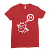 cow says mu Ladies Fitted T-Shirt