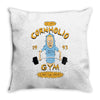 cornholio's gym Throw Pillow