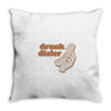 drunk dialer Throw Pillow