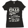 j ai une fille magnifique Ladies Fitted T-Shirt