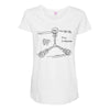 flux capacitor Maternity Scoop Neck T-shirt