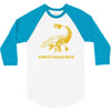 ankylosaurus dinosaur 3/4 Sleeve Shirt