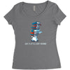 just a little light reading Women's Triblend Scoop T-shirt