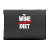 wine diet challenge accepted Accessory Pouches