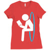 portal 2 dump Ladies Fitted T-Shirt