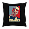 zombie poster, ideal birthday gift or present Throw Pillow
