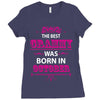 The Best Grammy Was Born In October Ladies Fitted T-Shirt
