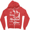 Going To The Mountains Is Going Home Zipper Hoodie