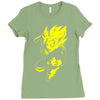 son goku dragonball z fun Ladies Fitted T-Shirt