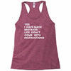 life didn't come with instructions Racerback Tank