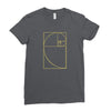 golden spiral Ladies Fitted T-Shirt